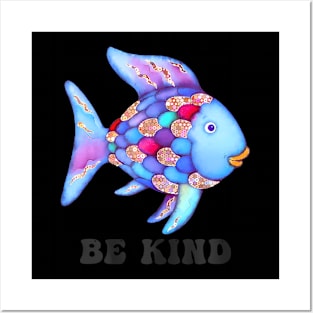 Be Kind Rainbow Fish Teacher Life Teaching Back To School Posters and Art